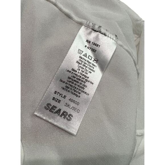 Vintage Sears Shiny White Granny Panty Style 49600 3XL Set of 3 - Picture 8 of 10